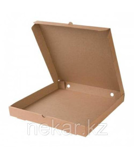 Гофро коробка для пиццы крафт 250х250х40мм