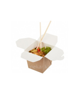 Коробка для wok лапши EcoNoodles 560мл, 75х75х100мм
