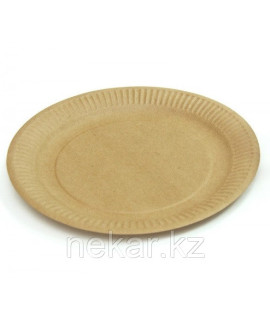 Бумажная крафт тарелка Eco Plate 180мм