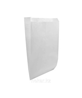 Белый пакет с плоским дном 140х60х260мм