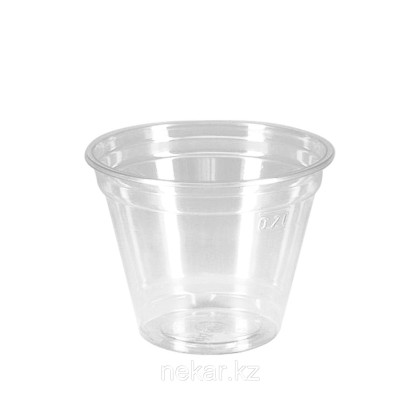 Прозрачный стакан шейкер 200мл