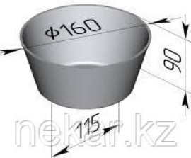 Хлебная форма №17Б (160 х 115 х 90 мм)