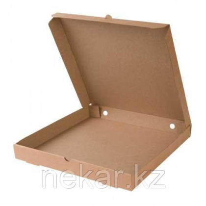 Гофро коробка для пиццы крафт 360х360х40мм
