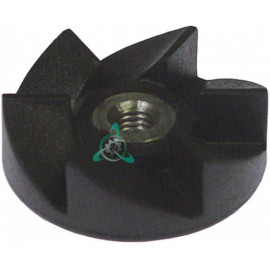 Дисковый-раздвижной нож двусторонний (анодированное покрытие) 5 колес (44 мм), 260мм