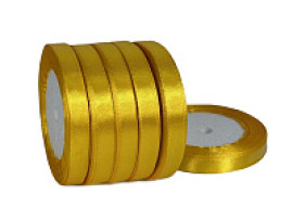 Лента атласная желтая INVI длина 25 ярд (23±1м) ширина 10 мм