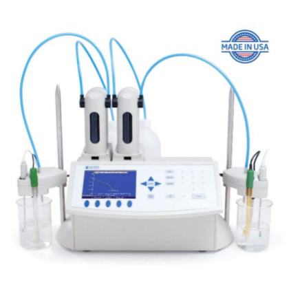 HI902C2-02 потенциометрический титратор, 2 изм. входа, 1 дозир.модуль 25 мл, мешалка