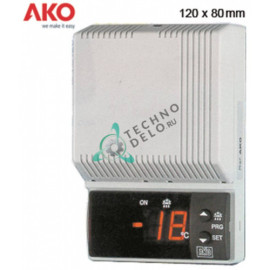 Контроллер AKO 14615 80x120x37мм 230VAC -50 до +99 °C датчик NTC IP40
