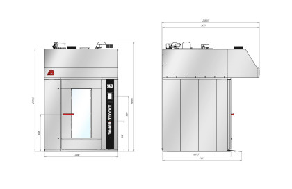 Ротационная печь хлебопекарная «Муссон-ротор» модель 250МР